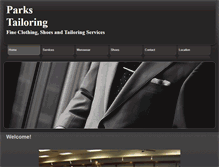 Tablet Screenshot of parkstailoring.com